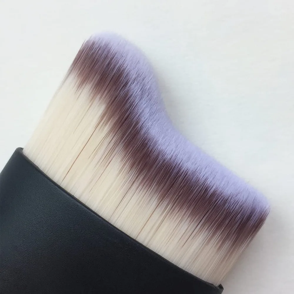 Terbaik - Kuas Rias Kosmetik Multifungsi untuk Bedak Tabur, Riasan Alas Bedak, Alas Bedak Cair, Atasan Bentuk S, Putih - Diskon Besar.