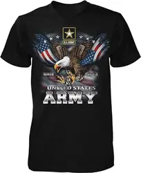 US Army Since 1775 Eagle USA American Flag Wings Men's T-Shirt wholesale cheap graphic t shirts 2024 streetwear t-shirts