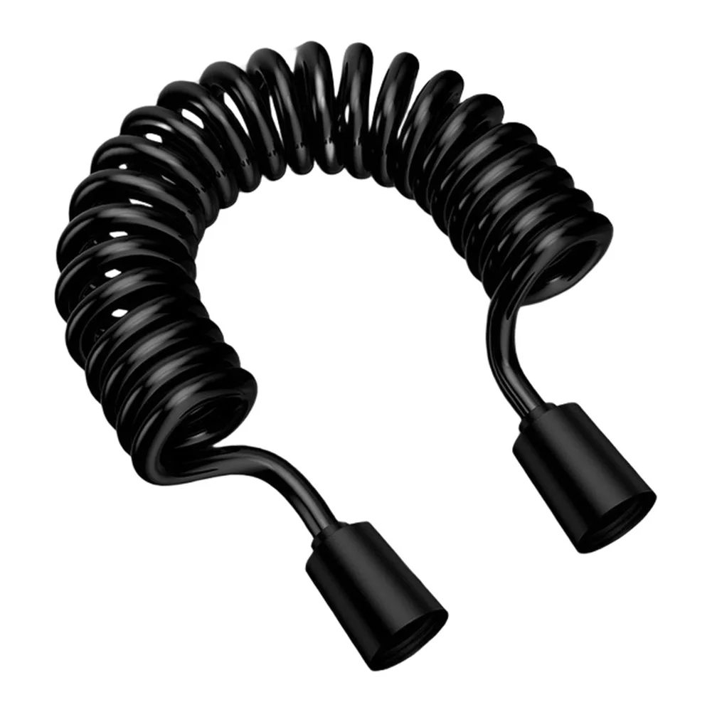 1pc Telescopic Shower Hose Spiral Spring Hose Toilet Bidet Sprayer Telephone Line Plumbing Hose For Bathroom Accessories