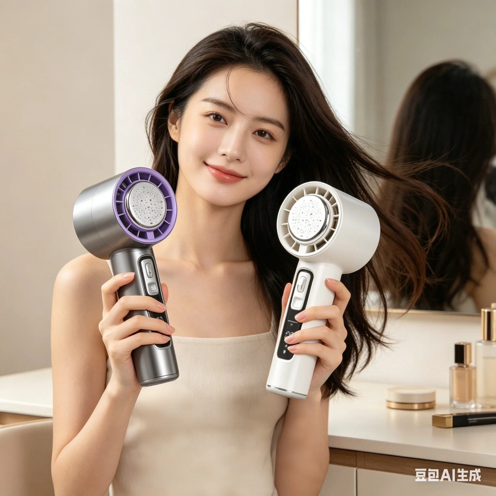 

2026 High-Speed Portable Handheld Electric Fan Rechargeable USB 4000mAh Semiconductor Cooling Small Outdoor Fan