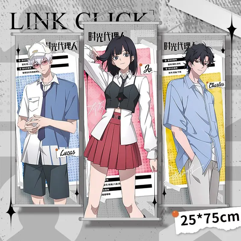 Link Click Anime Poster Cheng Xiaoshi Wall Art Vertical Scroll for Bedroom Apartment Anime Room Decor Fan Gift wall art