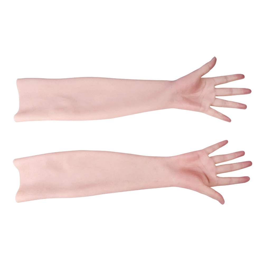 Silicone Artificial Gloves for Covering Scars After Surgery Artificial Limb Hand Model for Men