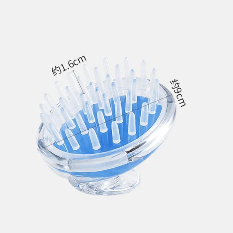 Silicone Shampoo Brush Head Scalp Massage Comb Hair Washing Comb Body Massage Brush Bath Shower Brush Salon Hairdressing Tool