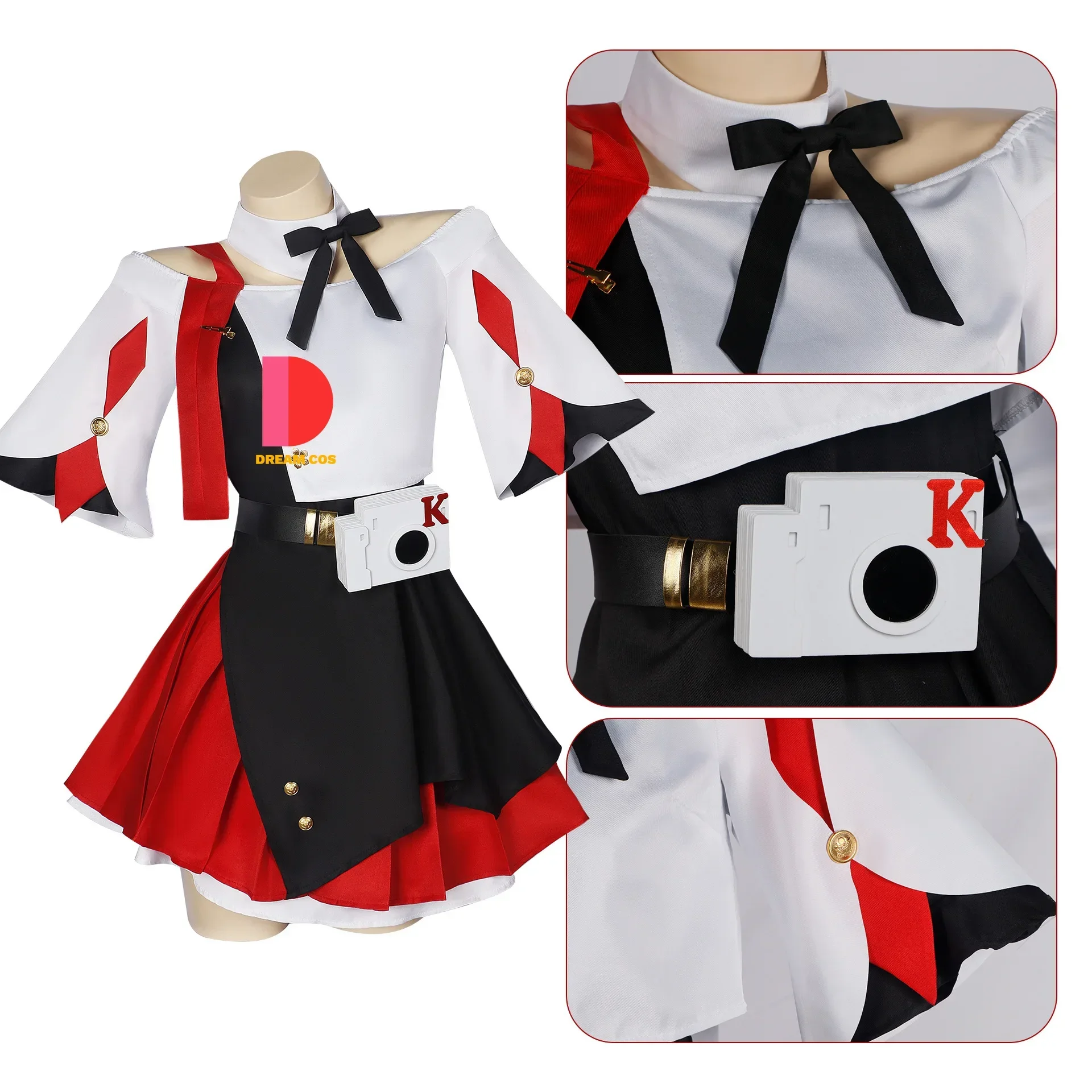 Honkai Star Rail KFC X Cosplay Costume March 7th Danheng Full Set Outfit for Fans Cosplay Event with Accessories and Props