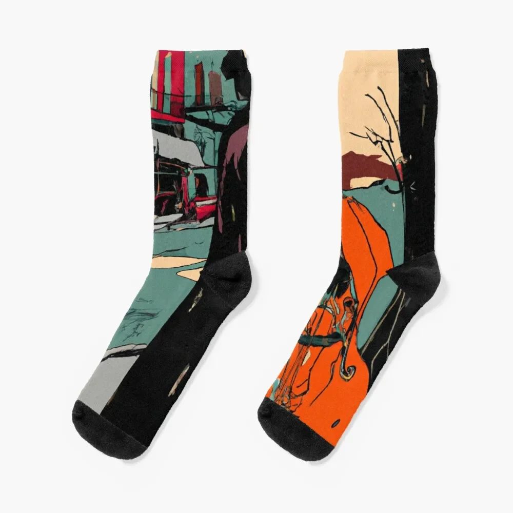 

Upright Uptown Socks Hiking boots cartoon cute Socks For Men Women's