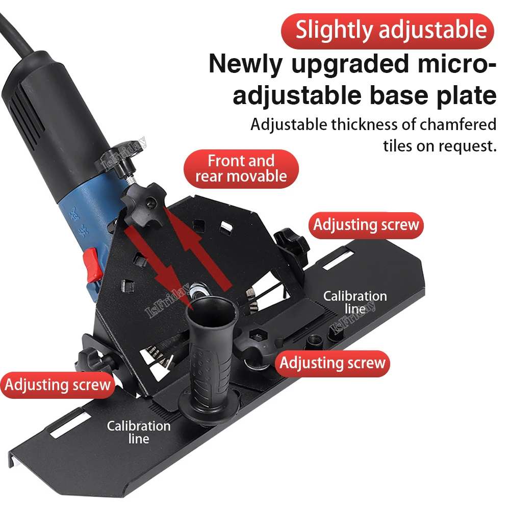 Tiling 45 Degree Angle Cutting Machine Support Mount for125Type Angle Grinder Cutting Stone Ceramic Tile Cutter Seat Chamfer Cut