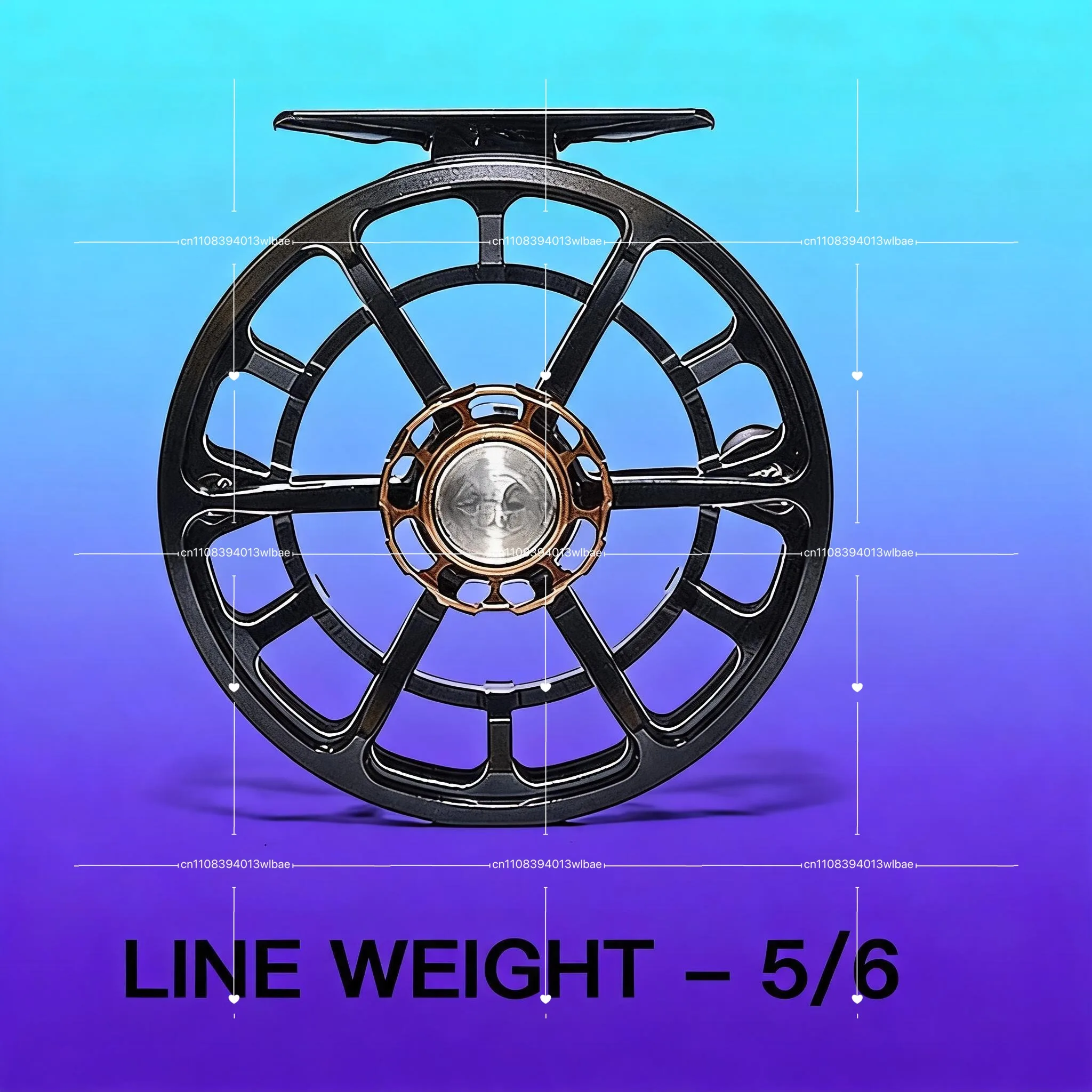 Full Metal Fly Fishing Reel - For Freshwater Stream Fly Fishing, Heavy-Duty Fishing Gear