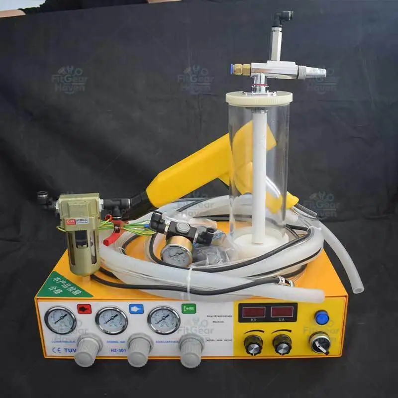 Suitable for HZ-301 220V digital electrostatic powder spraying machine, equipped with manual powder spraying machine
