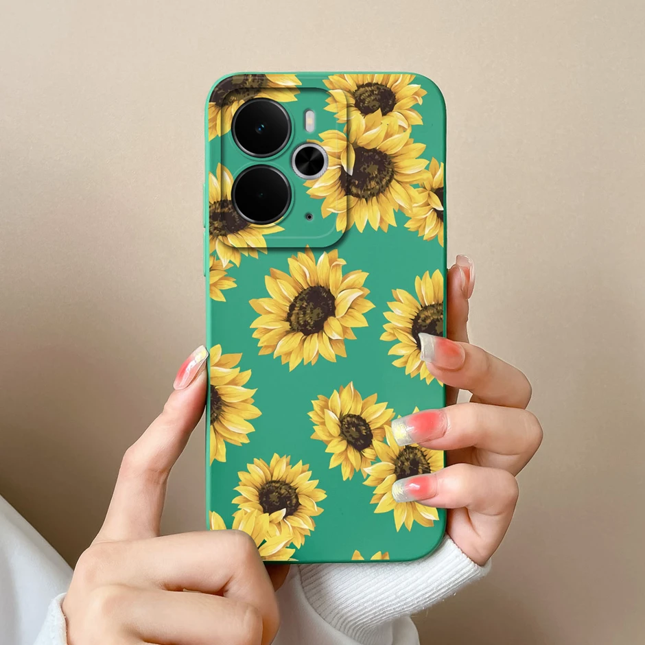 ل Realme 14 14T 14 Pro Plus 5G حافظة لطيف القط لينة سيليكون الغطاء الخلفي الواقي ل Realme14 14Pro Plus 14T سليم فوندا الوفير