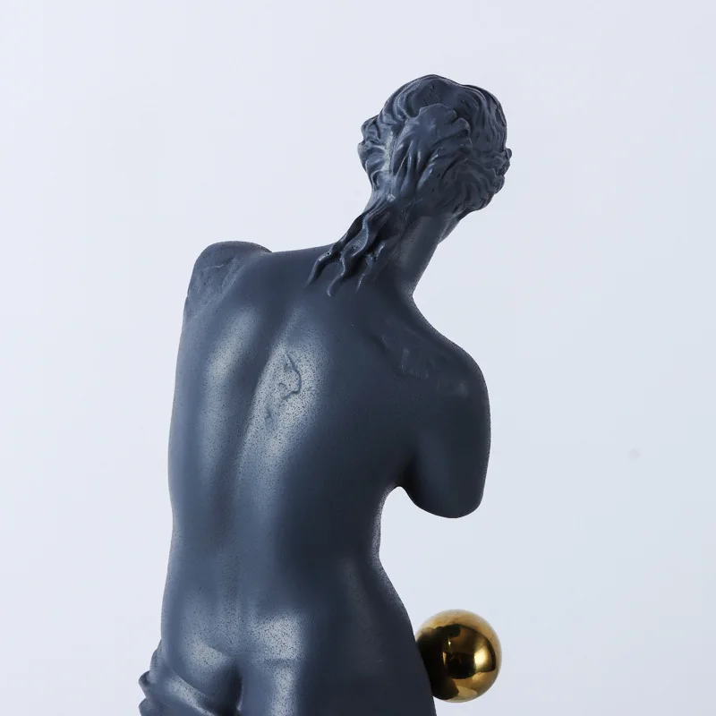 Nordic creative broken arm Venus ornament, resin hotel TV cabinet decoration, modern