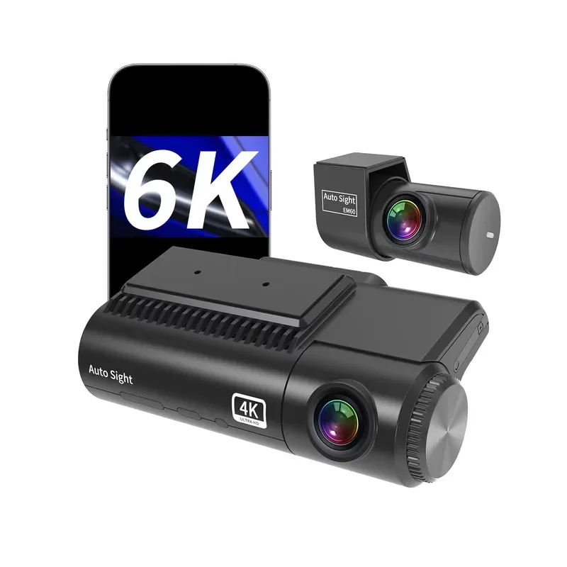 Factory Newest Dash Cam DVR 4K Front Rear Car Camera Ultra HD Dual Sight GPS Adas Drive Recorder 24H Parking Protector Dash
