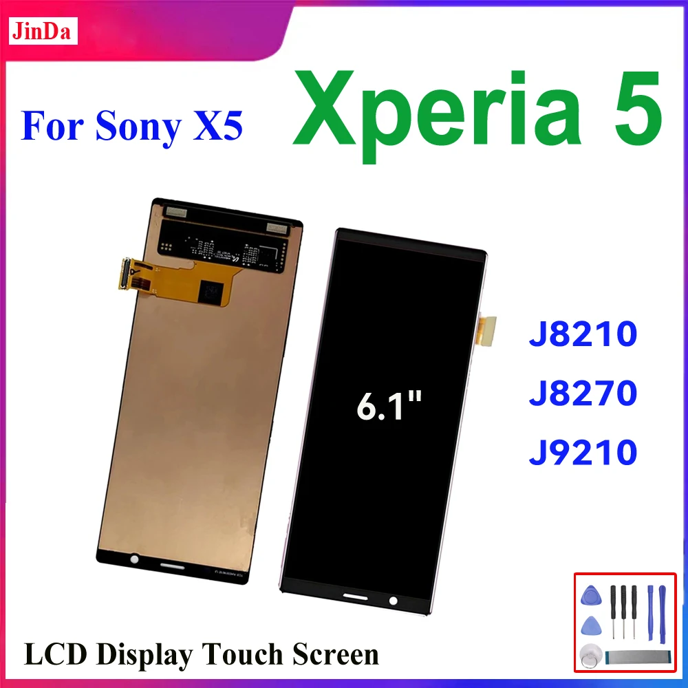 Дисплейный модуль AAA+ 6.1 дюйма для Sony Xperia 5 (J8210, J8270, J9210) с сенсорным экраном и тачскрином, замена LCD