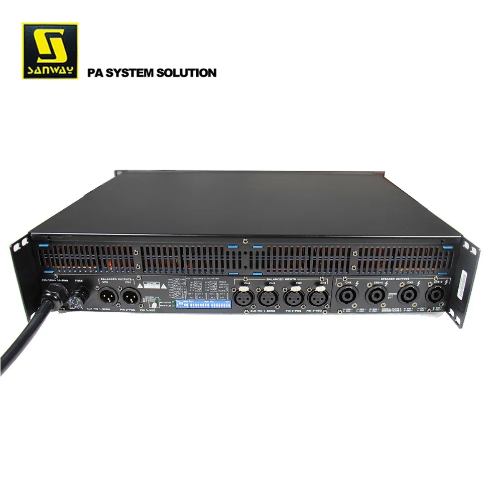 FB-6KQ Sound System 4 Channel High End Audio Stereo Power Amplifier