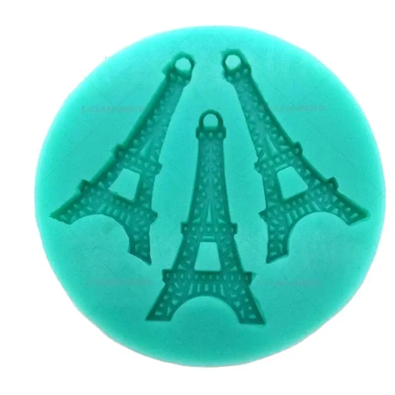 France Paris Tower Epoxy Mold Fondant Cake Decorating Tools Architecture Silicone Molds Chocolate Sugar Baking Gypsum Ornament