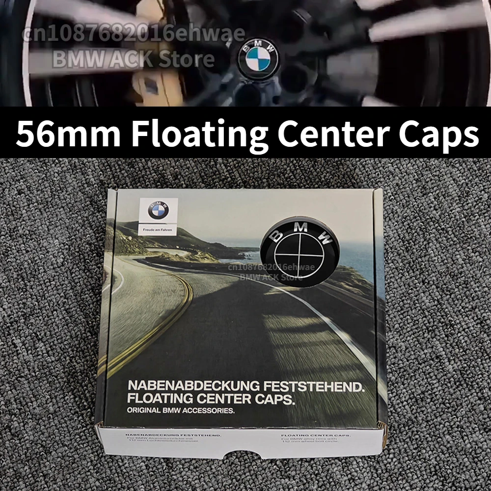 

56mm Floating Wheel Center Caps for BMW G11 G12 G30 G31 G32 G38 G01 G08 G02 G05 F45 F46 F52 F48 F49 F39 F90 Auto Accessories