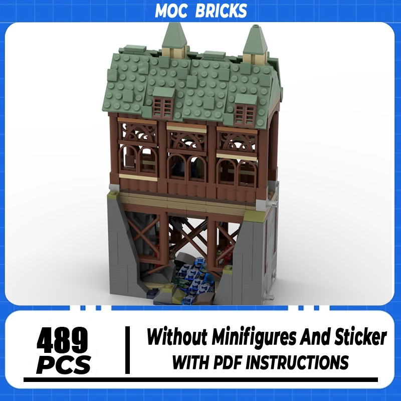 Popular Movie Model Moc Building Blocks The Wooden Bridge Model Technology Modular Brick DIY Assembly Construction Toy Gifts