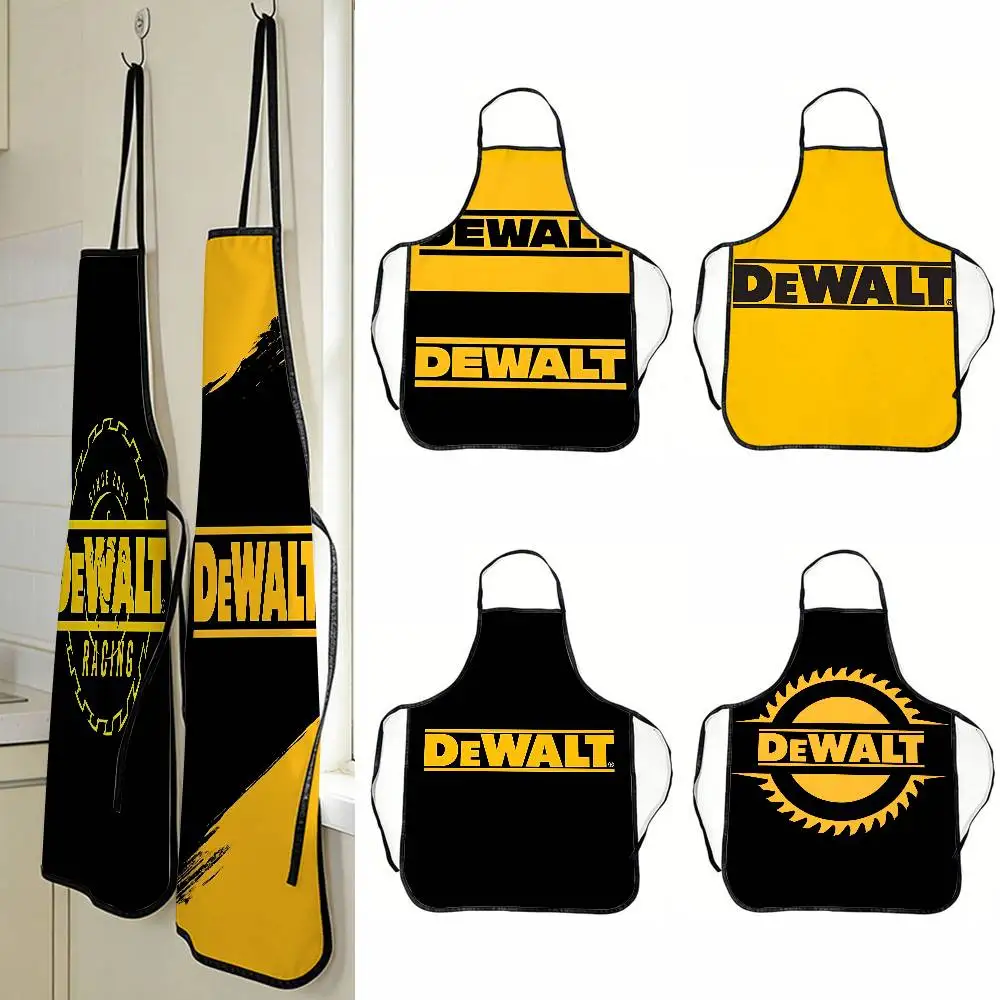 Brand D-Dewalt Bib Apron Chef Waitress Apron For Home Cleaning Kitchen Cooking, Baking, Gardening, Women's Clothing