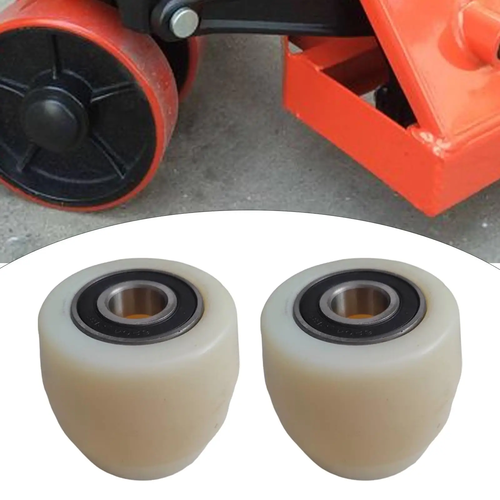 

2 шт. ролики для поддонов, диаметр 80 мм, ширина 70 мм, нейлоновый ролик/колесо с шарикоподшипниками, диаметр 20 мм