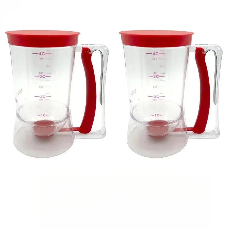 High-quality plastic cupcake pancake batter dispenser with measuring baking pastry tool mold cutting pastry tool
