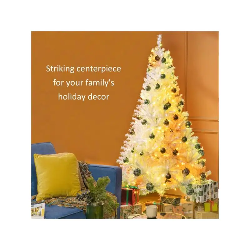 

7.5ft Artificial Christmas Tree for Holiday Decor - Perfect for Home & Office Christmas Decorations