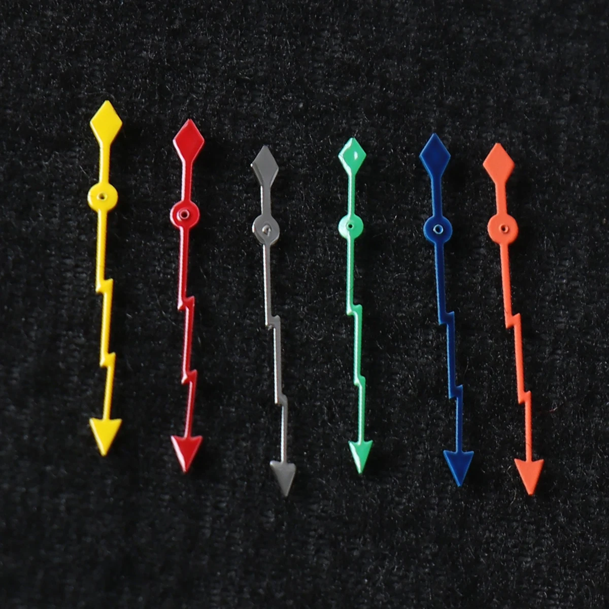 Manecillas de reloj NH35 de 13mm, agujas de segunda mano relámpago aptas para Seiko NH35 NH36 NH38 NH39 NH70 NH72, piezas de repuesto de movimiento