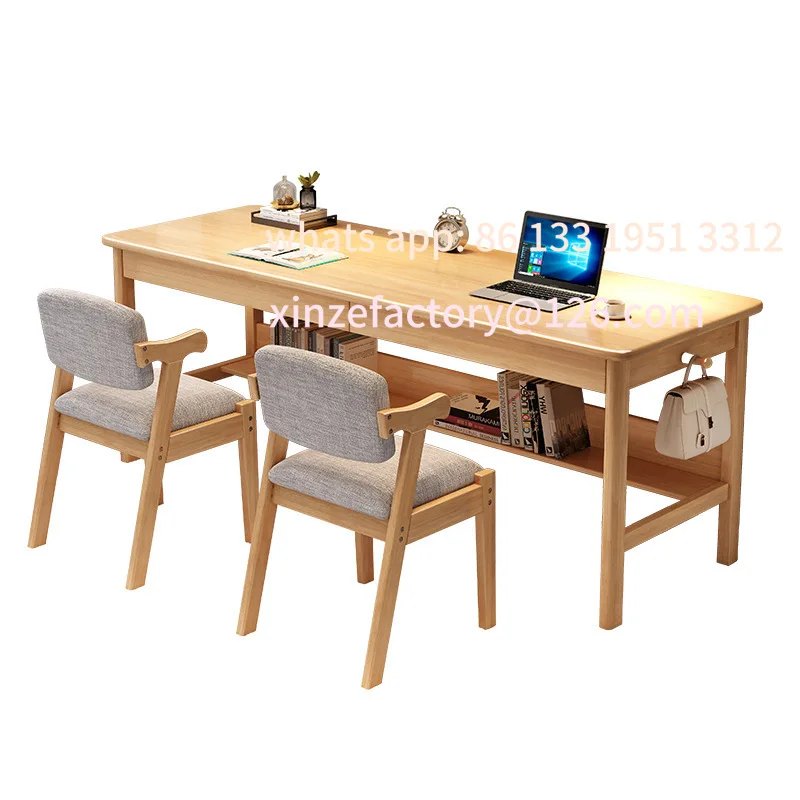 

Desk, long table, writing table, simple home children's study table, bedroom wall-mounted computer desk