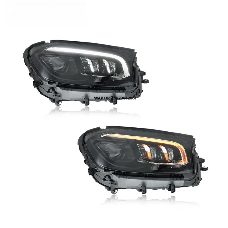1 Set for 20-24 GLS Headlight Assembly Modification X167 High-end Geometric Beam LED Lens Steering
