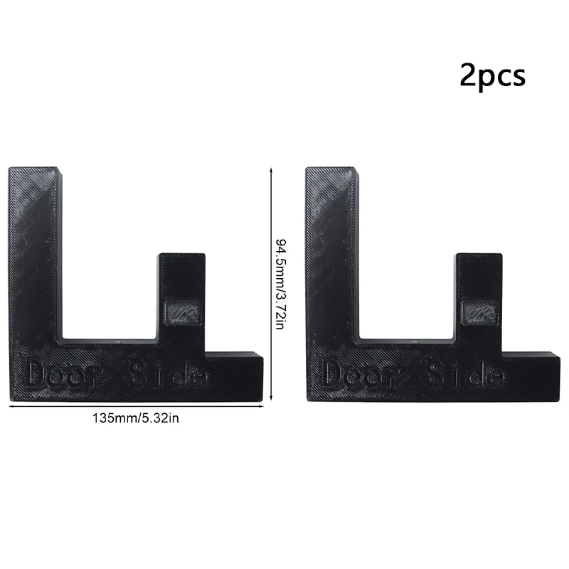 

2pcs Heavy Duty F-Type RV Door Lock Anti-Collision Latch Wide Camper Trailer Door Lock Support System Fits 3.43-4cm Door