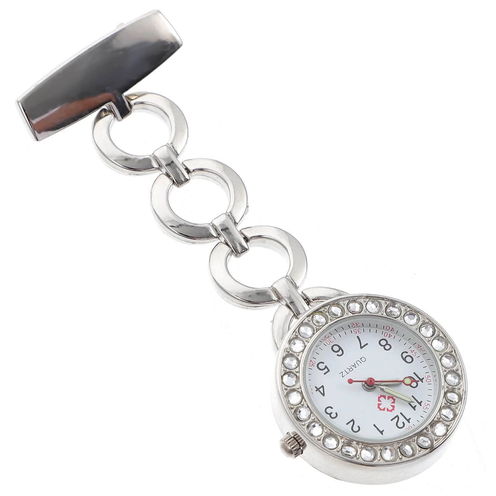 Pocket Watch Hanging Clothing Birthday Gift Student Fob Watches Plastic Nurse Chest Portable