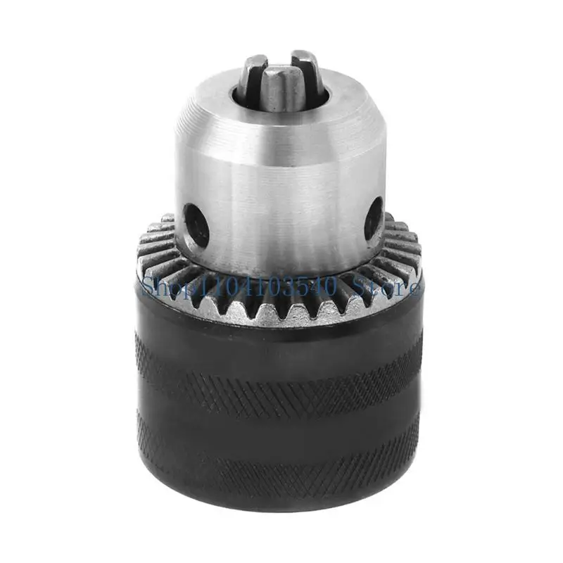 

02DC Metal Drill Chuck 1/4" Shank 1/2'' Impact Wrench Adapter for Impact Driver Electric Drill Wrench Drill Accessories