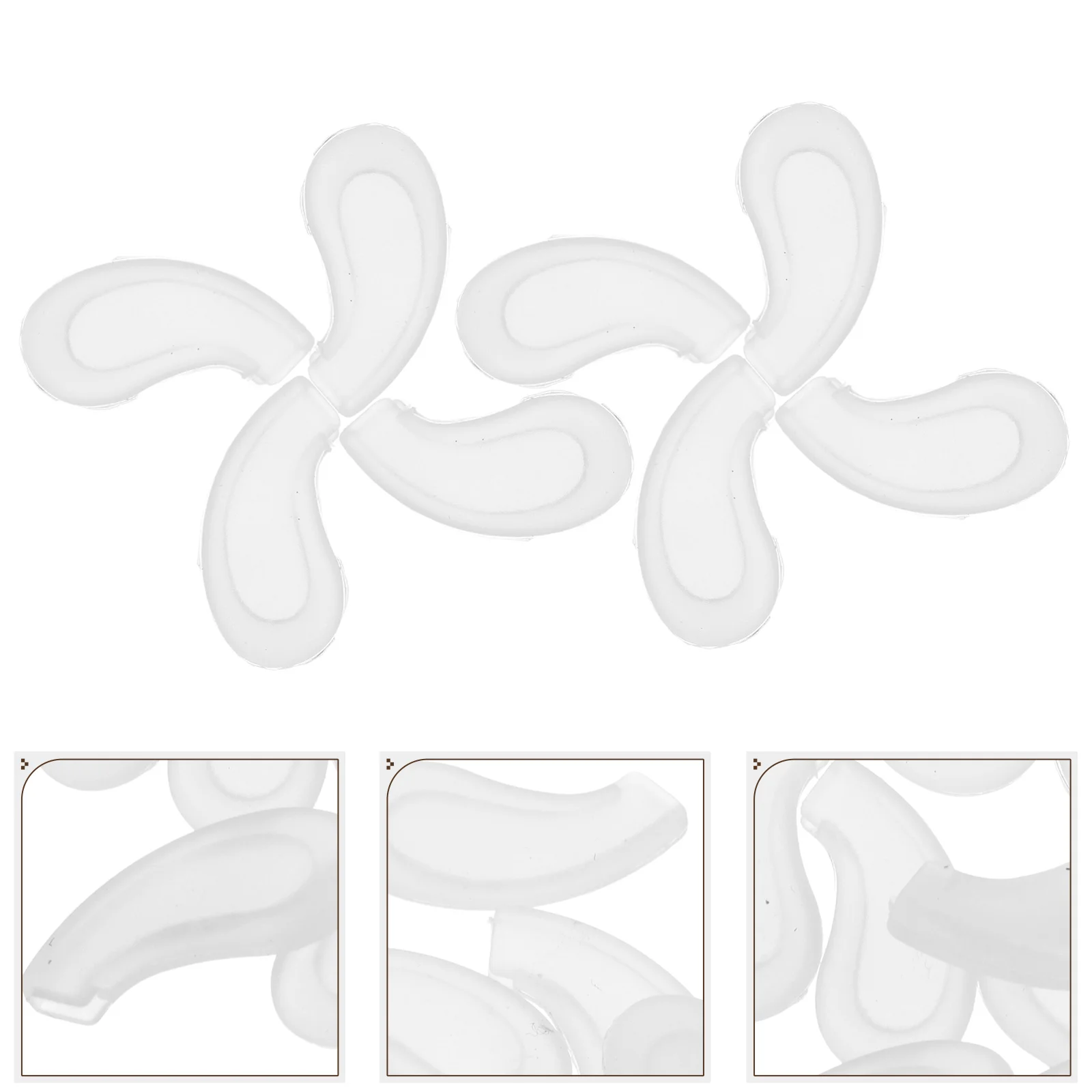 

Silicone Nose Pads for Kids Glasses Non- Grips Cover Eyeglass Pad Replacement Cushions Anti- Pads