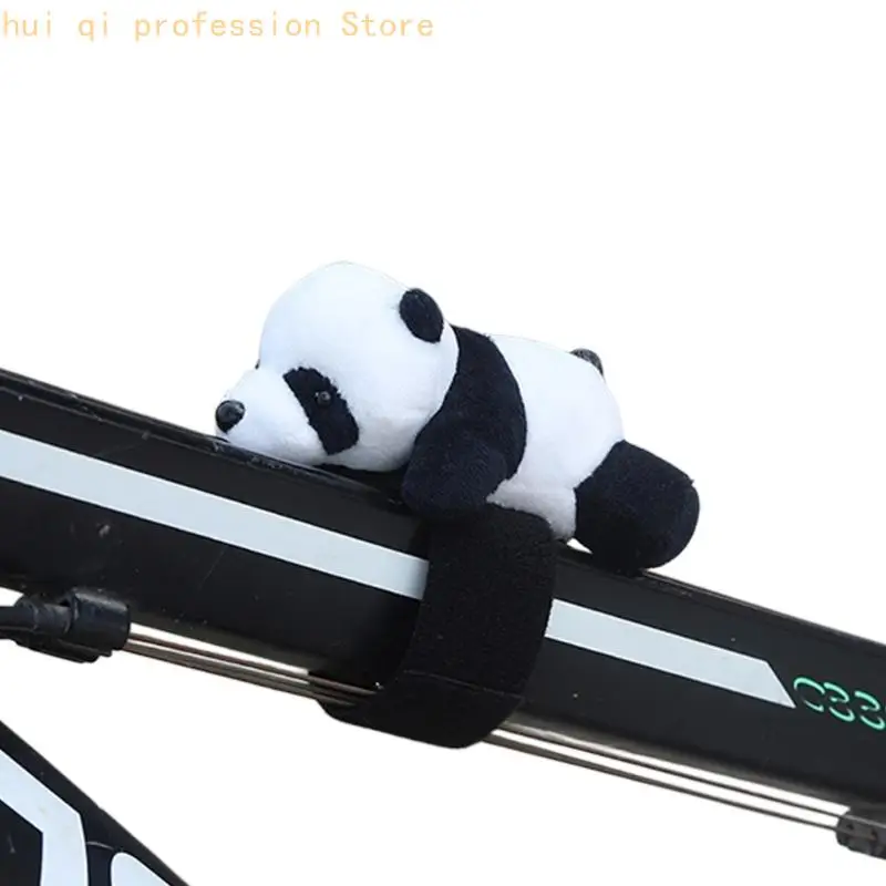 Panda Handlebars Decoration Handlebars Ornament for Bikes & Motorcycles Cotton Sponge Component Easy Installation H8WE