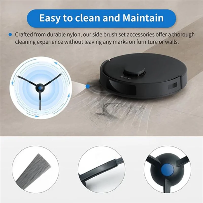 M17K 交換部品ブラシフィルターモップクロスセット (16 個) Ecovacs Deebot N20/N20 Plus/N20 Pro Plus 掃除機用