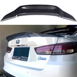 Fit For Kia K5 Optima 2016 2017 2018 2019 ABS / Carbon Fiber Exterior Rear Spoiler Tail Trunk Boot Wing Decoration Car Styling