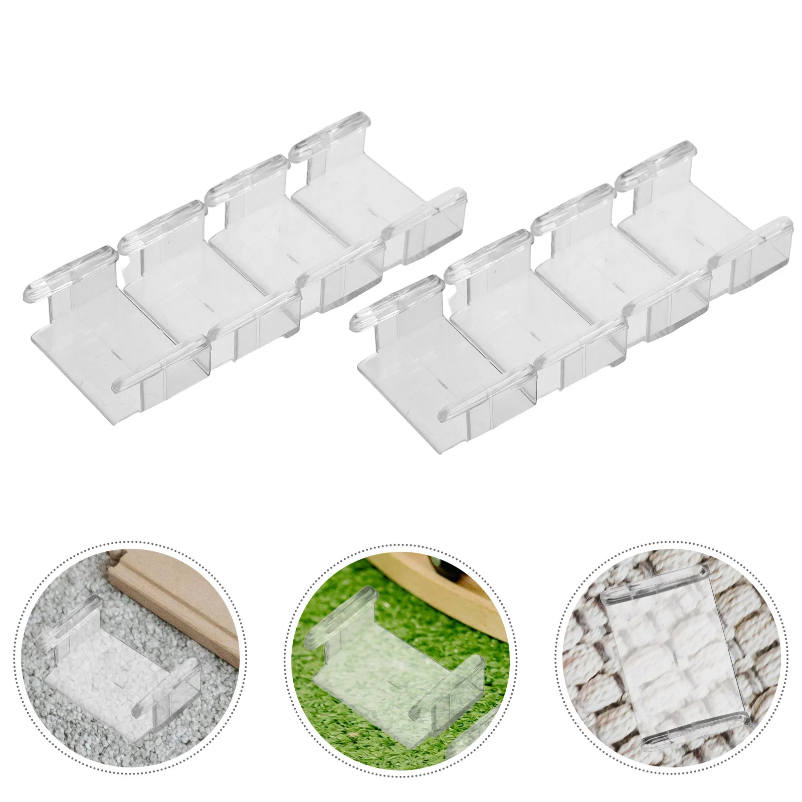 20pcs Precision Track Stabilizer Clamps Fastener For Train Track Connection Stable Buckle Locks Secure Assembly Transparent