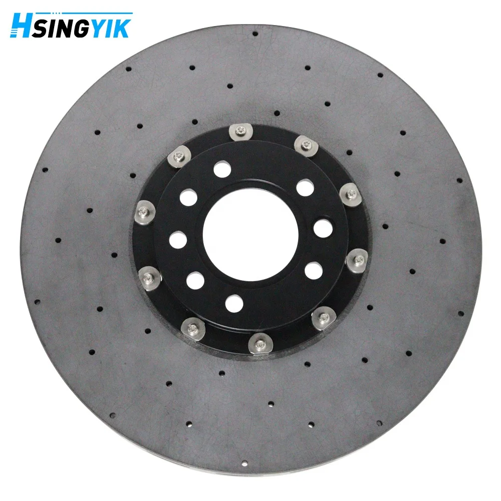High Performance Sports Cars OEM Quality 4L0615301C 4L0615302C Front Carbon Ceramic Brake Disc For Audi Q7 V12 Tdi 2010