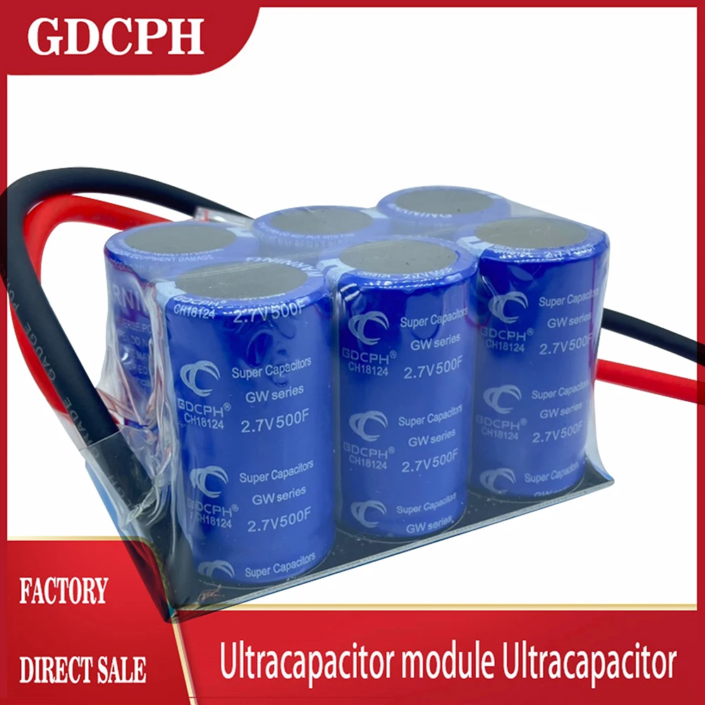 Imagem -03 - Super Farad Retificador Eletrônico Automotivo Capacitor de Alta Capacidade 16v83f 2.7v500f x Pcs por Conjunto