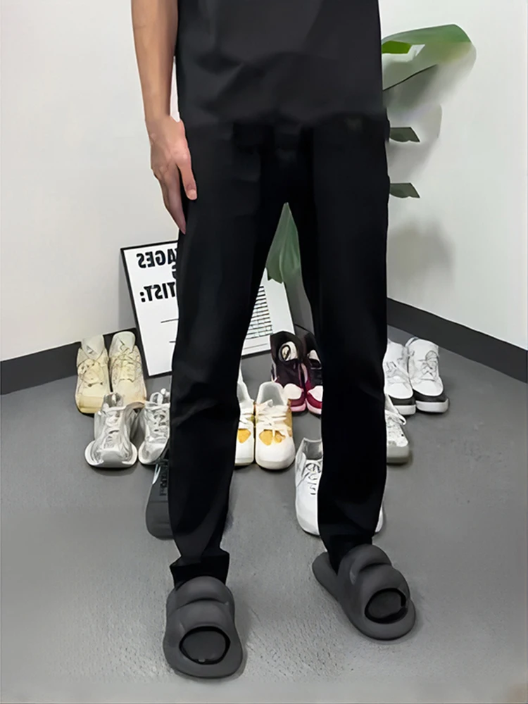 

Мужские джинсы Bla Slim Fit прямого кроя, брюки CleanFit, эластичные американские длинные брюки, с высокой талией, на молнии, хлопок