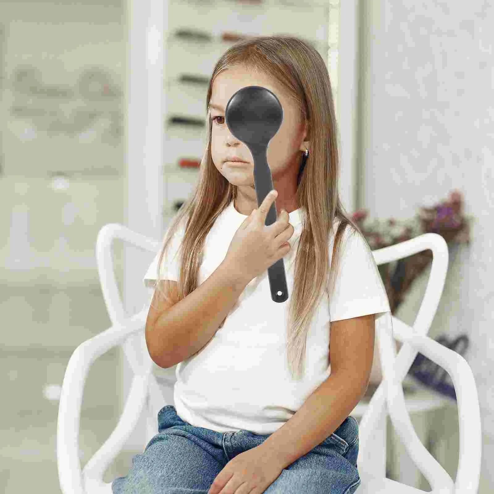 

3 Pcs Vision Test Baffle Examination Equipment Occluder Block Plate Eye Chart Occlusion Lightweight Testing Covers Plastic Rod