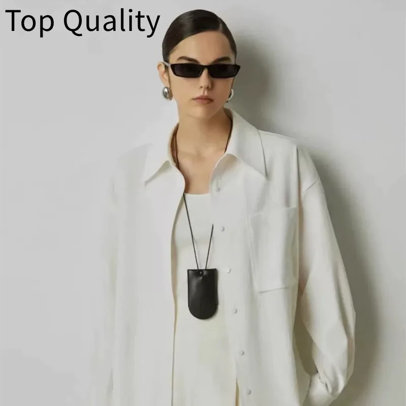 2024 Women's Hanging Neck Portable Design Key Bag Women's Leather Exquisite Compact Key Bag Card Bag