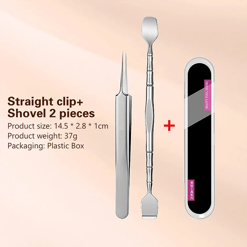Narzędzie do usuwania zaskórników, igła do usuwania pryszczy, leczenie trądziku, usuwanie komedonów, białych zaskórników, wyciskanie trądziku, nos, twarz, ekstraktor do usuwania niedoskonałości.