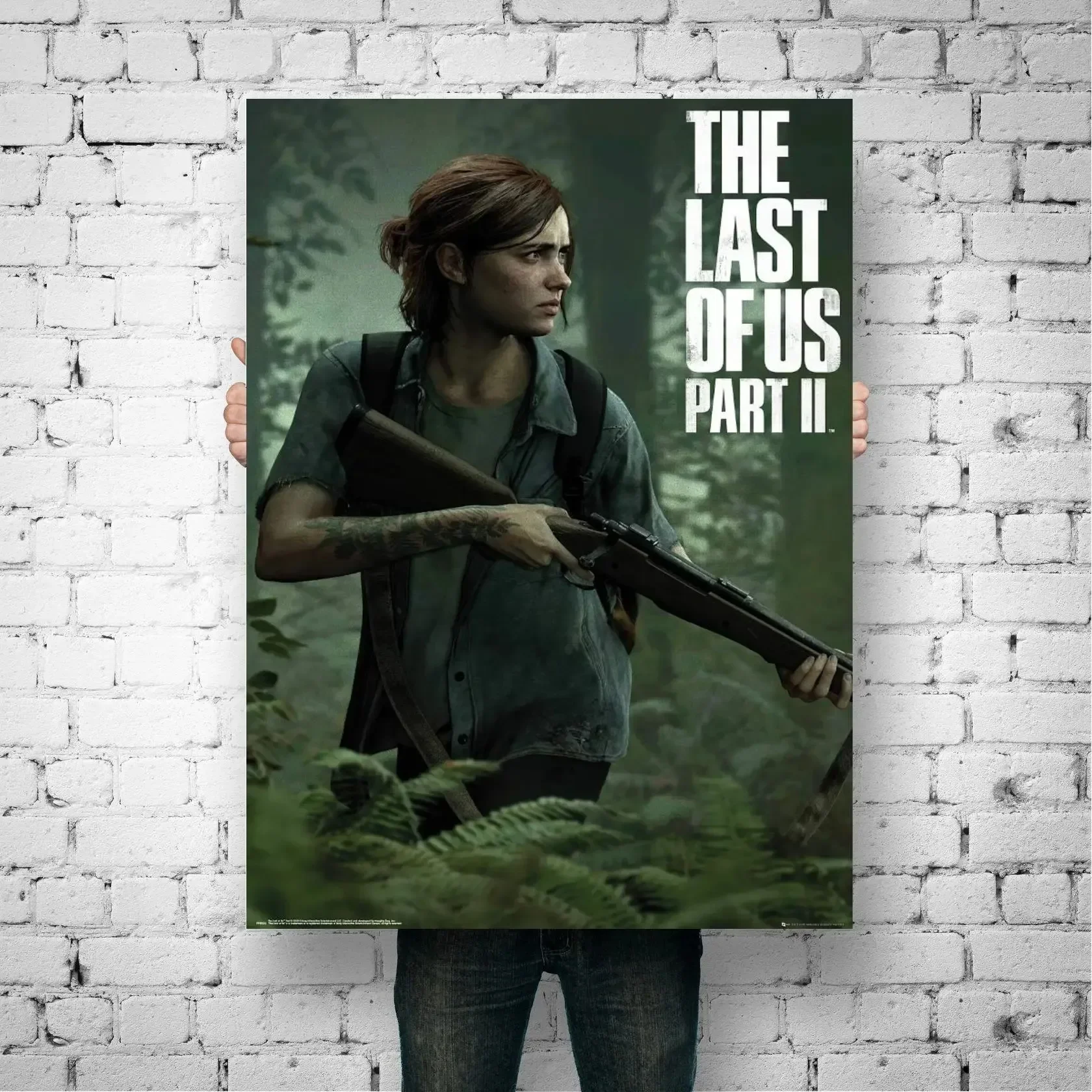 الكلاسيكية The Last Of Us الجزء الثاني - الألعاب الجمالية قماش اللوحة الملصقات والمطبوعات جدار صورة فنية لتزيين غرفة المعيشة