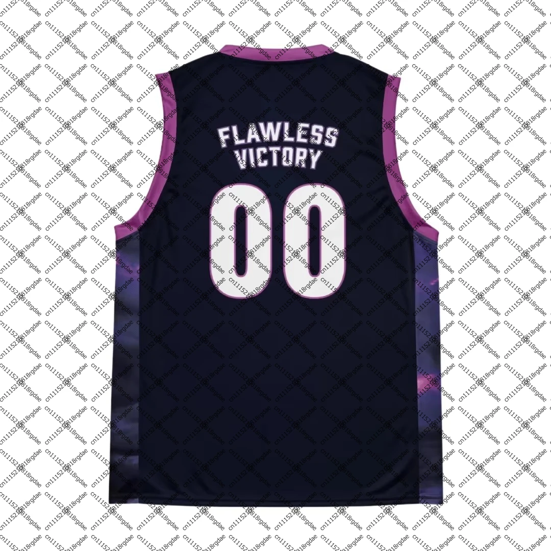 Mortal Kombat Flawless Victory Basketball Jersey Movie Themed Sports Vest V-Neck Sleeveless T-Shirt Gym Tank Top Family Matching