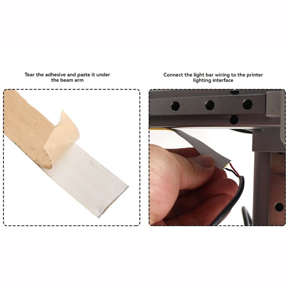 

Оптимальная светодиодная лента для Bambu Lab A1, заполняющий светильник Ra95 24 В, супер яркий для Bambulab A1, детали, аксессуары для 3D-принтеров