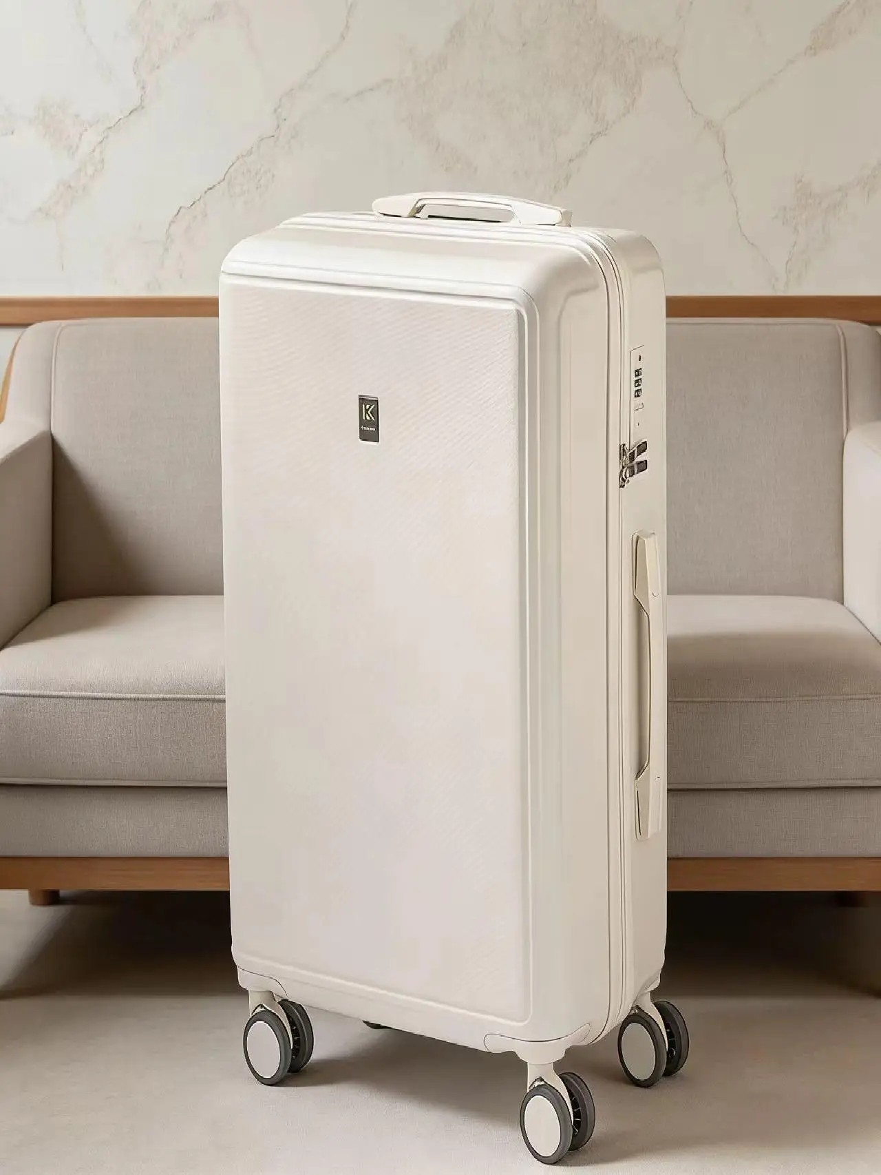 24 Inch 2026 New Student Model Lightweight Carry-On Large Capacity Password Travel Suitcase Minimalist Luxury Style Katelese ...