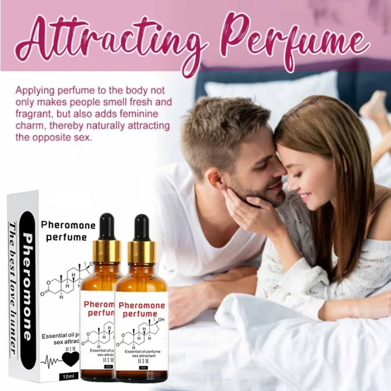 Pheromone Perfume Essential Oil For Men Women Natural Refreshing Body Perfume Long-lasting Fragrance