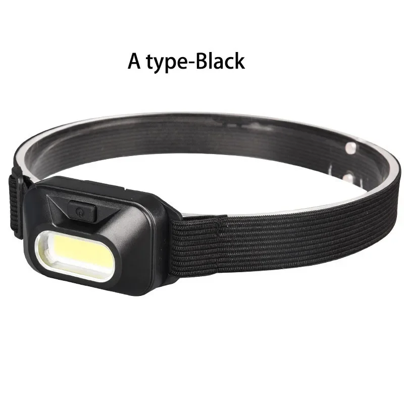 

Powerful Mini LED COB Headlight Headlamp small 3 AAA frontal flashlight For Outdoor Fishing Head Light Lamp Torch torchlight