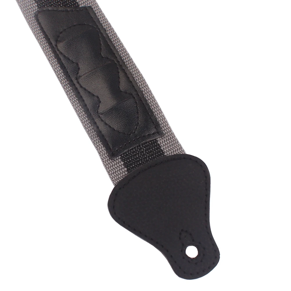 

Guitar Strap Professional Durable 3 Pick Holder for Electric Bass Classical Guitars Stand Play Accessories Belt