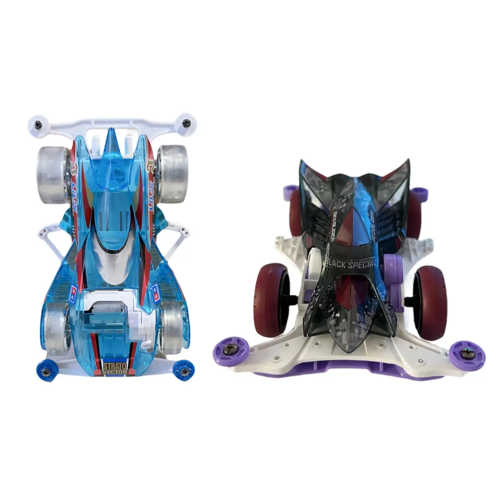 Fai da te Mini 4WD Racer Car Toy Hobby include motore, parti del telaio, Set di pneumatici insegnamento in aula kit fai da te per bambini di età compresa tra 8 e anni