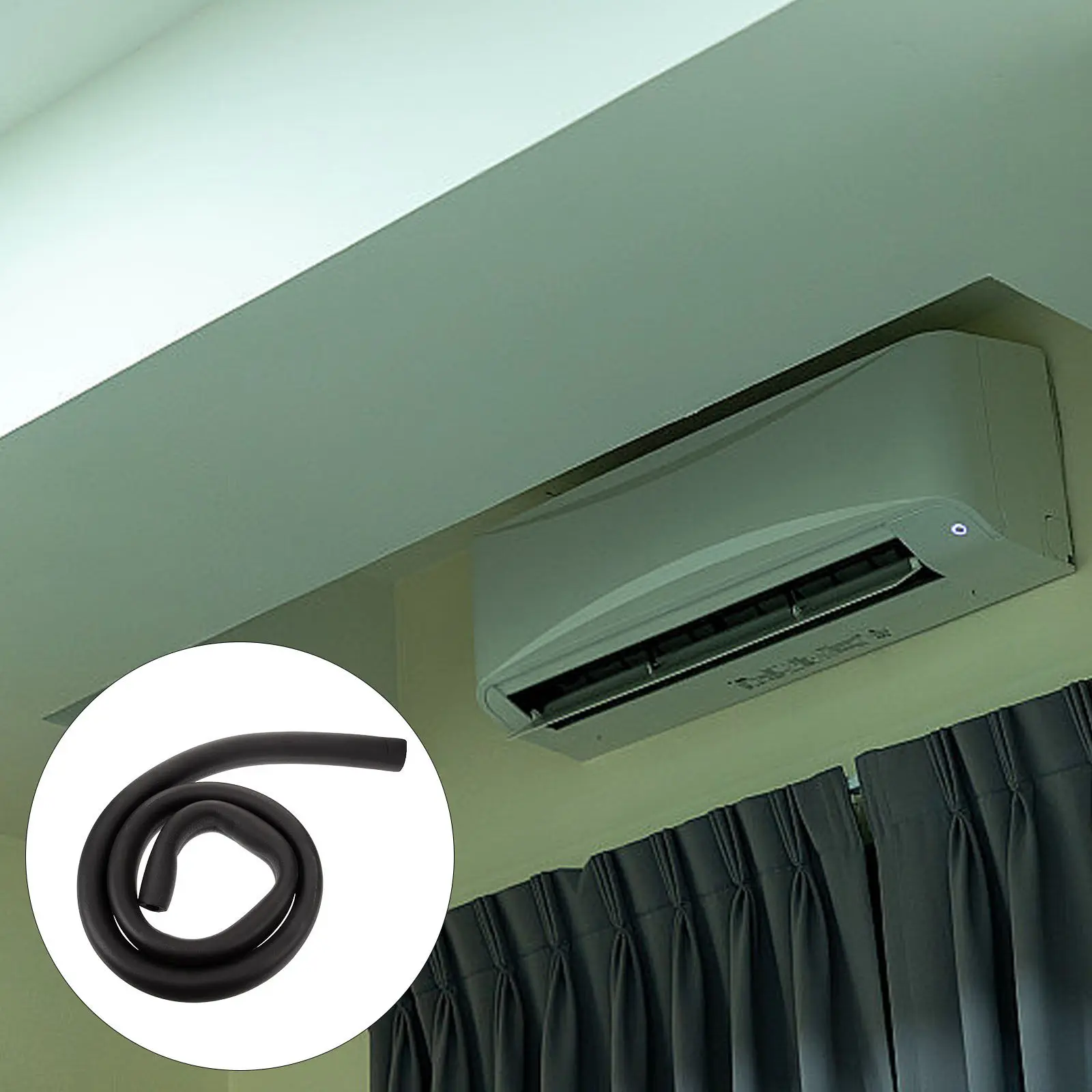 

Thickened Insulation Pipe Sleeve Rubber Outdoor Air Conditioner Solar Pipeline Heat Preservation Covers Frost Prevention